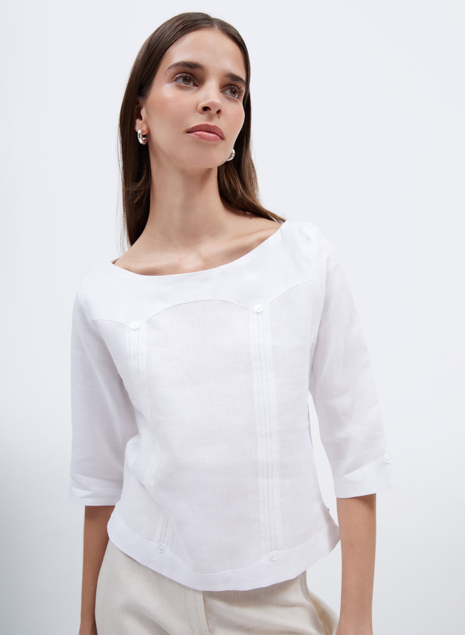 Blusa guayabera best sale