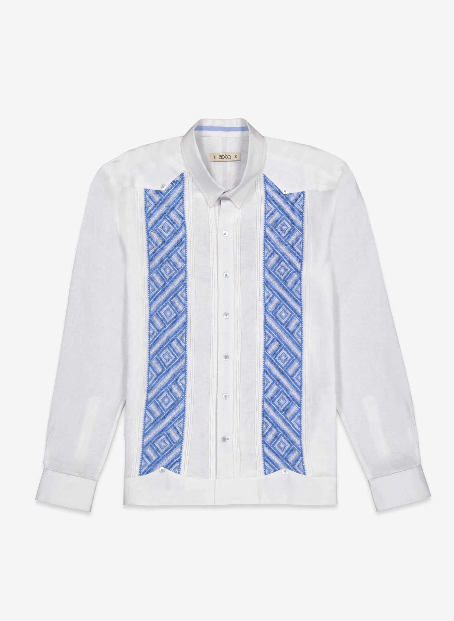 Guayabera Artesanal Cantil Blue Bell