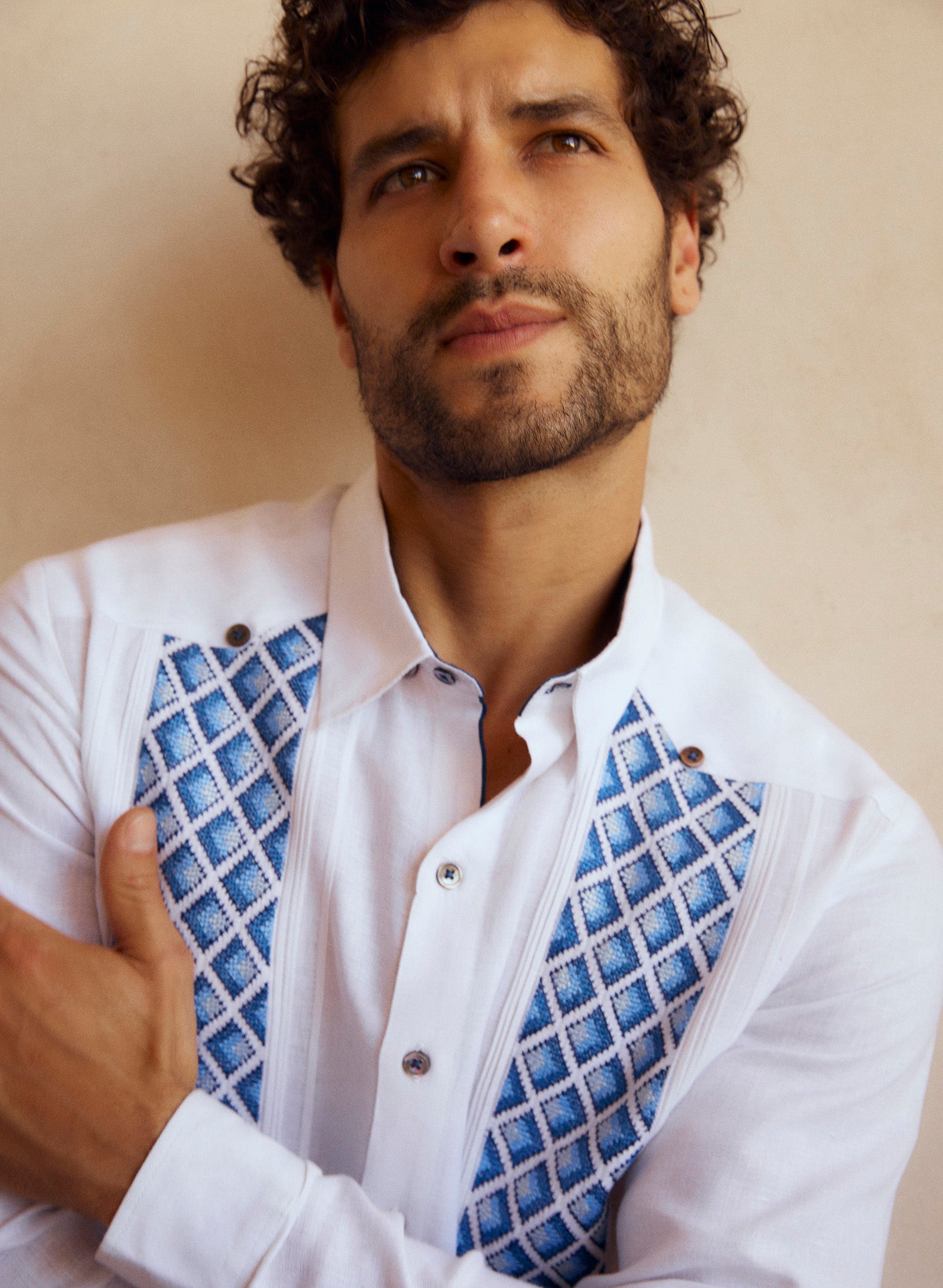 Guayabera Horus Azul